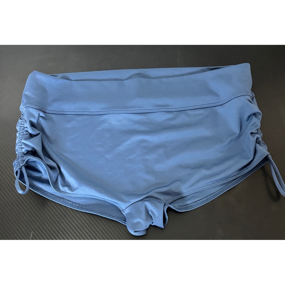 Victorias Secret PINK Sport Blue Cinched Side Drawstring Booty Shorts Womens XL - Picture 3 of 4